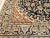 Late 20th Century Vintage Persian Nain Area Rug,Handwoven Floral Pattern, Navy & Ivory, 4’ X 6’ For Sale - Image 5 of 12