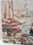 Late 1800s French Nautical Oil on Canvas Painting For Sale - Image 4 of 13