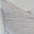 Mid-Century Modern Heavy Woven Textured Linen Pillow With Hand Stitch Details For Sale - Image 3 of 6