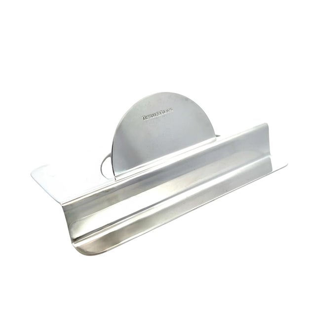 Traditional Tiffany & Co Estate Business Card Holder Sterling Silver 43.18 Grams For Sale - Image 3 of 7