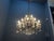 Vintage Bronze Crystal Chandelier 15 Lights, 1950s For Sale - Image 4 of 13