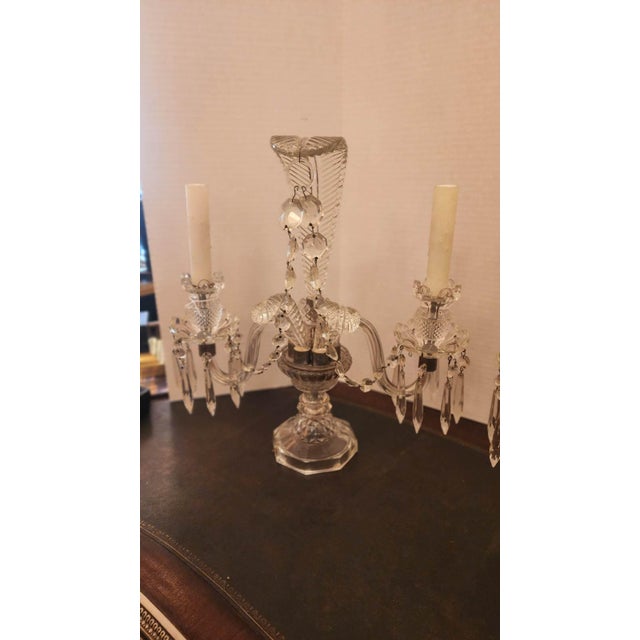 Pair of 1990s Murano Candelabra Lamps For Sale In Dallas - Image 6 of 7