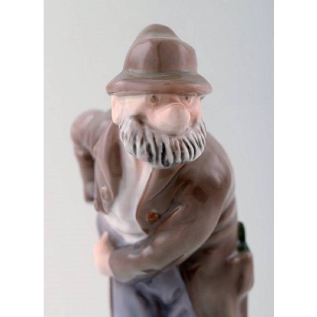 Vintage Number 2473 Sofus Vagabond after Storm P from Bing & Grondahl For Sale - Image 5 of 9