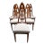 1950s Vintage Dining Chairs in Mahogany and Cane - Set of 6 For Sale