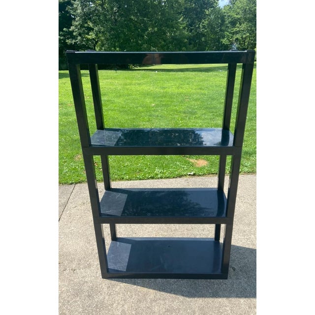 Plastic Mid Century 1970s Kartell Style Modern Plastic Shelf Unit Plus 1 Shelf Extra For Sale - Image 7 of 7