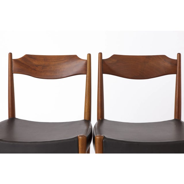 Set of Vintage Chairs in Teak, 1960s For Sale - Image 6 of 10