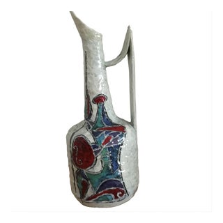 1950s Marcello Fantoni Jug Italian Artist For Sale