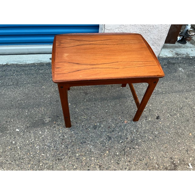 Brown End Table by Peter Hvidt and Orla Mølgaard-Nielsen For Sale - Image 8 of 12
