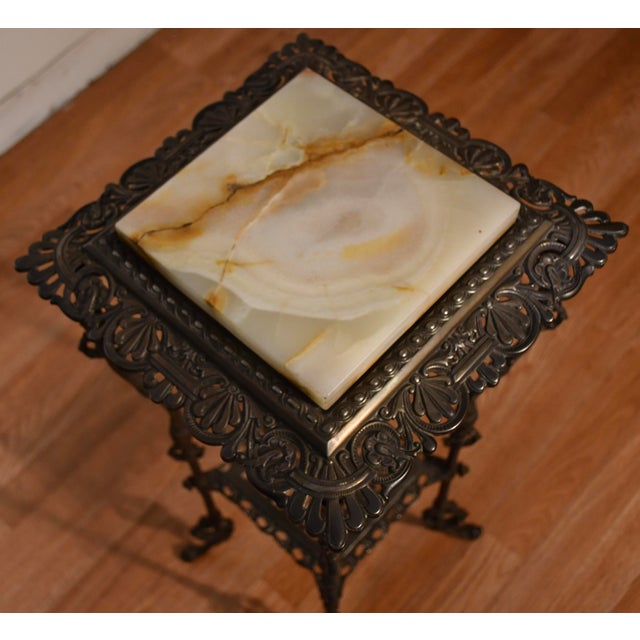 We are pleased to offer this beautiful Antique Victorian 2 tier plant pedestal stand / accent side table, from the 1900s....