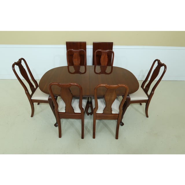Knob Creek by Ethan Allen Cherry Dining Room Set Chairish