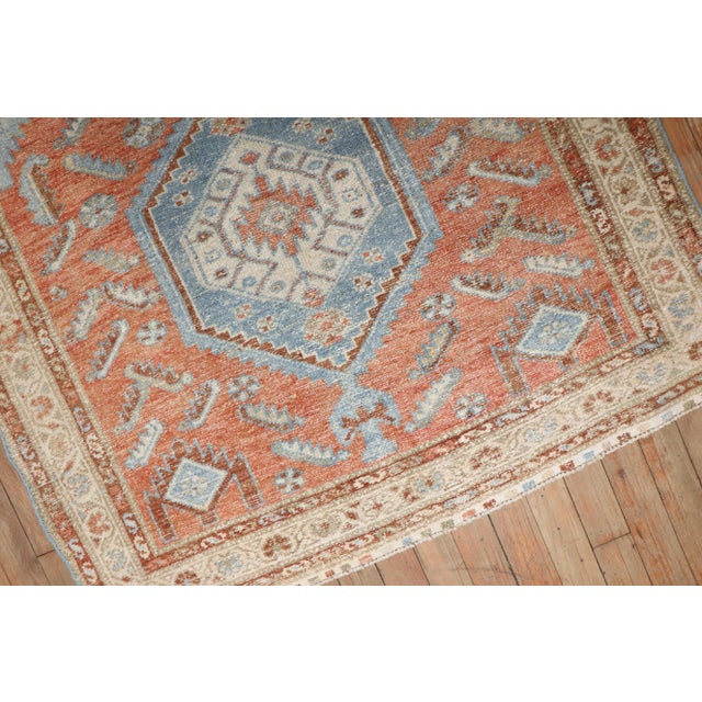 Early 20th Century Tribal Persian Malayer Runner - 3'5" x 10'4" For Sale - Image 9 of 9