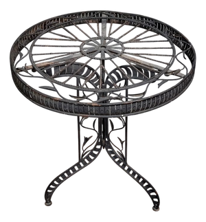 Side Table in Patinated Iron