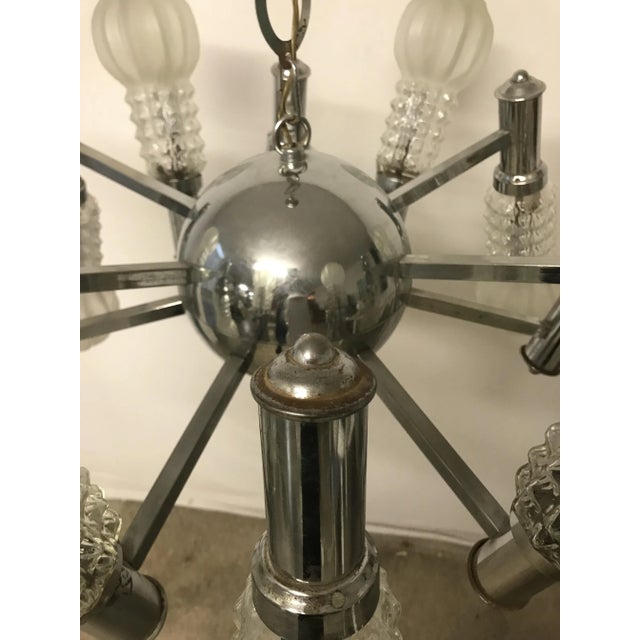 Italian Space Age Chandelier, 1970s For Sale - Image 6 of 10