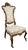 Antique Rococo Revival French Giltwood Armchair with Floral Upholstery For Sale