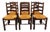 Vintage Brutalist Chairs by Georges Robert, 1960s, Set of 6 For Sale