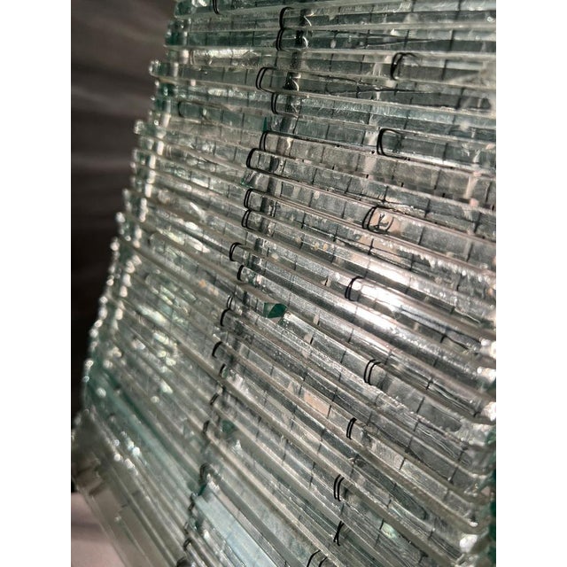 Sculptural Pyramid Table Lamp in Glass, France, 1970s For Sale - Image 14 of 18