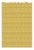 Mustard Triangle Textured Rug from Marqqa For Sale