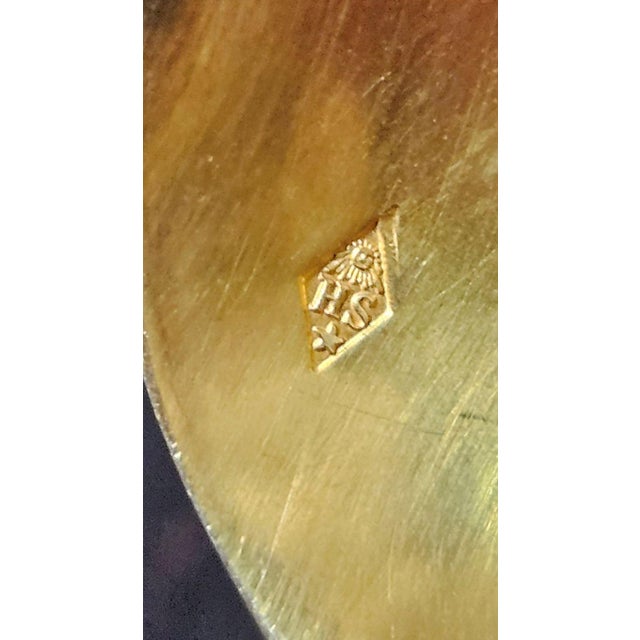 Antique French Minerva and Vermeil Silver Teaspoons by Henri Soufflot, Paris, France, 1890s, Set of 6 For Sale - Image 4 of 10