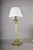 Green Onyx Corinthian Column Table Lamp with Pleated Shade, 1930s For Sale - Image 12 of 17