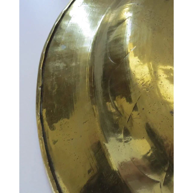 Metal 17th Century Nuremberg Brass Alms Dish For Sale - Image 7 of 9