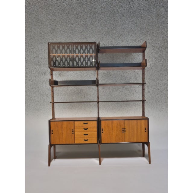 Mid-Century Scandinavian Ergo De Luxe Freestanding Shelving Unit in Teak from Blindheim, 1960s For Sale - Image 13 of 13