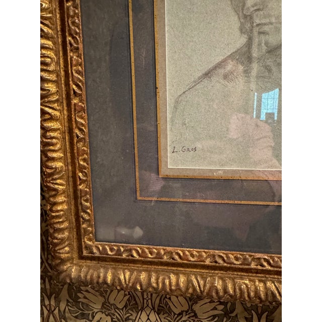 Traditional 19th Century Drawings by Lucien Alphonse Gros For Sale - Image 3 of 5