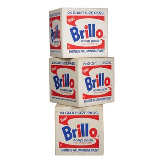 Brillo Box Pouf after Andy Warhol from Quinze & Milan, 2013 For Sale