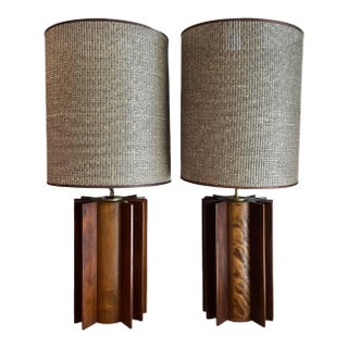 Mid-Century Italian Pair Table Lamps For Sale