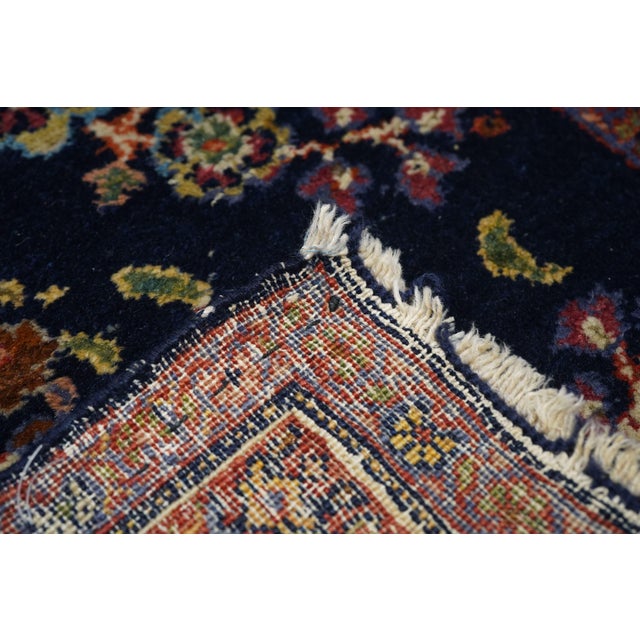 Antique Mohajeran Sarouk Rug 4'5'' X 6'8'' For Sale - Image 9 of 10
