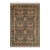 Shabby Chic 1990'sPak-Persian Black/Green Wool Rug - 4'0'' X 6'1'' For Sale
