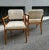 Set of Armchairs with Dark Wood Frame and White Bouclé Fabric, 2000s For Sale - Image 12 of 18