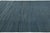 2020s Modern Minimalist Slate Blue Handmade Kilim Wool Rug 12x18 For Sale - Image 5 of 12