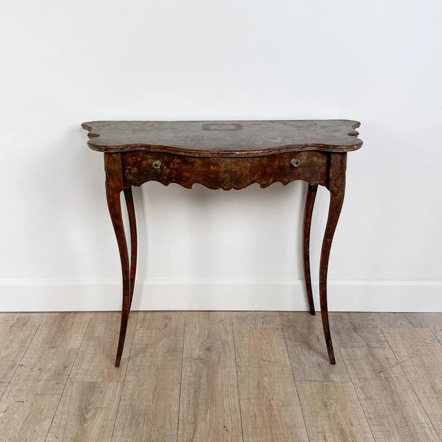 Auburn Victorian Painted Console, Circa 1870 For Sale - Image 8 of 8