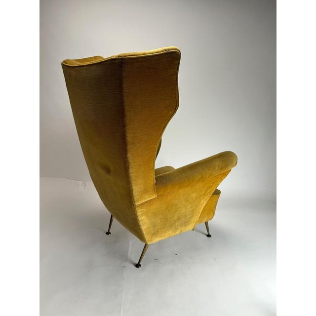 Mid-Century Modern Wingback Chairs by Gio Ponti, 1950s, Set of 2 For Sale - Image 9 of 11