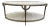 Bernhardt Morello Faux Marble & Steel Cocktail Table For Sale