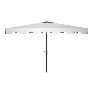 Zimmerman 6.5x10 Rectangle Umbrella - White For Sale