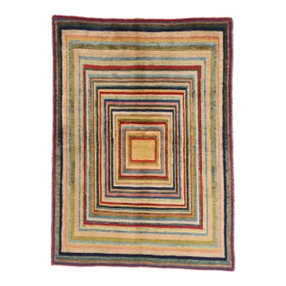 Vintage Persian Gabbeh Rug, 04'09 X 06'05 For Sale