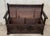 Black 19th Spanish Carved Hall Bench With Storage For Sale - Image 8 of 13