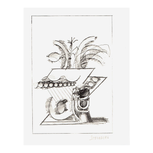 Saul Steinberg Illustration Iv from "all Except You", 1983