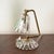 1940s Bellflower Adjustabe Table Lamp in Murano Glass and Brass by Ercole Barovier, Italy, 1940s For Sale - Image 5 of 17