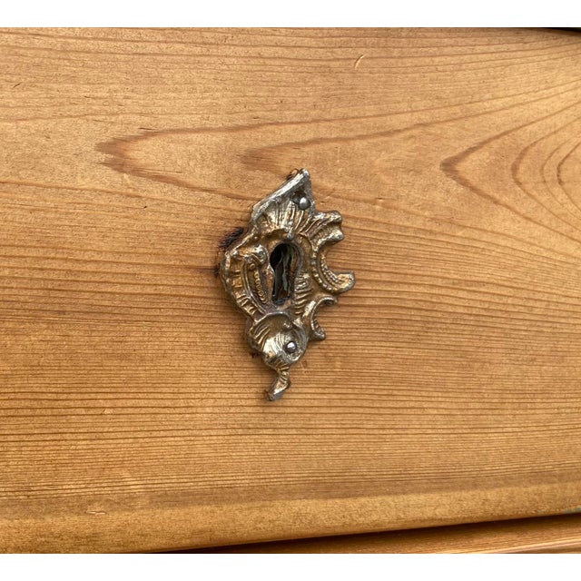 1900-1909 Pine Chest of Four Drawers, Denmark For Sale - Image 14 of 16