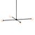 Not Yet Made - Made To Order Globe Chandelier 4, Black, 38.5in H, 3 Inch Glass Globes, by Research.Lighting, Modern, Minimal Hanging Light For Sale - Image 5 of 11