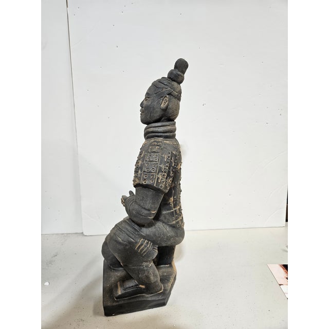 Chinese Kneeling Archer 1 Terra-Cotta Warrior For Sale - Image 3 of 7