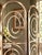 1990s Ethan Allen Radius Collection Brushed Nickel Three-Panel Architectural Folding Room Divider For Sale - Image 16 of 18