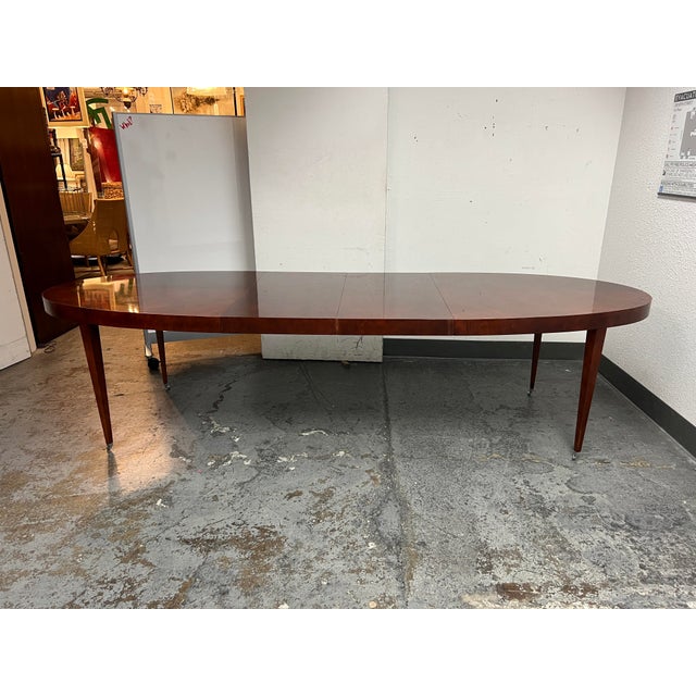 1990's Baker Furniture Michael Vanderbyl "Archetype" Oval Extension Dining Table Chairish