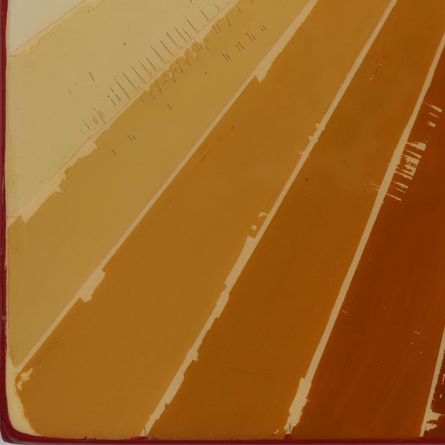 Wiggle Room 38 - Original Mid-Century Modern Color Field Resin Mixed Media Wall Art For Sale - Image 4 of 9