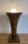 Vintage brass palm floor (or large table) lamp in the style of Maison Jansen. The body of the lamp is made of individual...