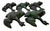 Mid 20th Century Set of 5 Cast Iron Frog Place Card Holders or Garden Table Accents For Sale In West Palm - Image 6 of 7