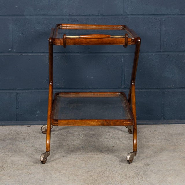 Vintage Italian Drinks Trolley by Cesare Lacca, 1950 For Sale - Image 4 of 18