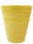 Mid 20th Century Mid Century Yellow Glaze Pottery Flower Vase Marked 715 For Sale - Image 5 of 8